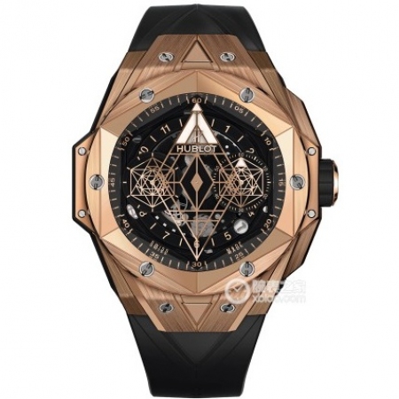 Hublot 宇舶 Big Bang Sang Bleu II 刺青男士机械腕表...