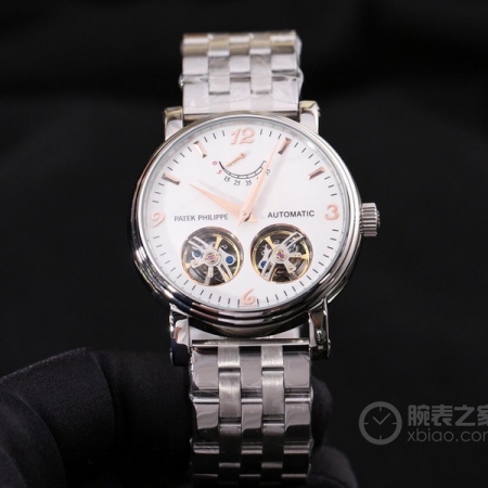 百达翡丽（Patek Philippe）双飞轮男士全自动机械腕表