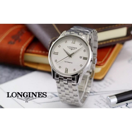 浪琴（LONGINES）系列经典三针男士机械手表