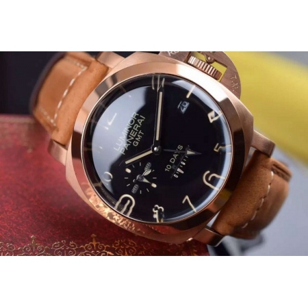 沛纳海（Panerai）LUMINOR系列GMT全自动机械手表